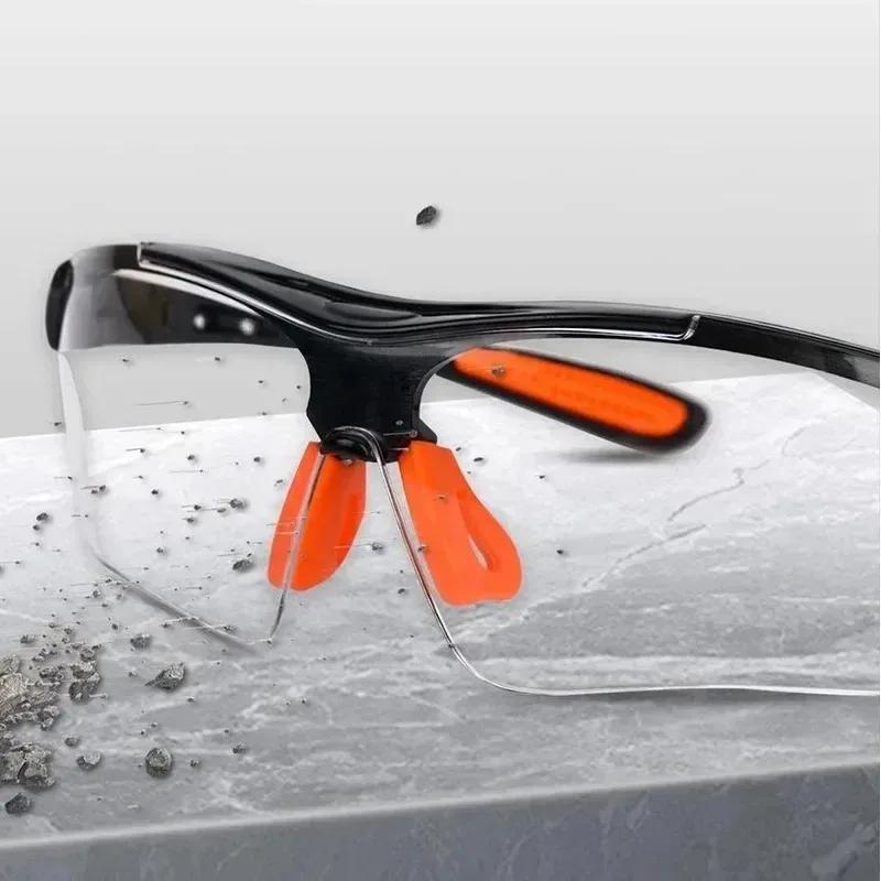 1/2/3pcs Safety Goggles Eye Glasses for Cycling Working Women Men Clear Eye Sand Prevention Anti-Splash Wind Dust Proof Eyewears