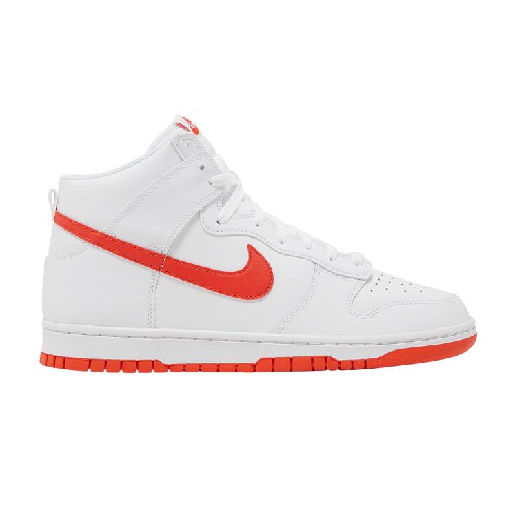 Nike Dunk High White Picante Red