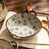 5 Inch Japanese Ceramic Rice Bowl Set 1-4 Pcs Heat-resistant Dessert Snack Bowl Microwave Safe Kitchen Noodle Bowl Tableware Set