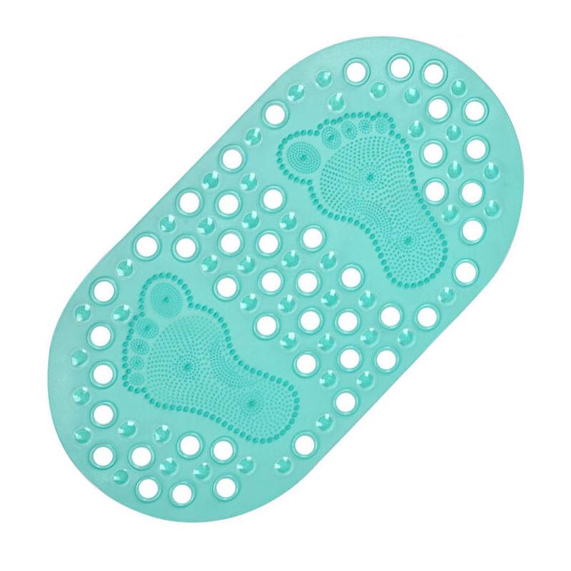 Foot-Shaped Massage Shower Mat