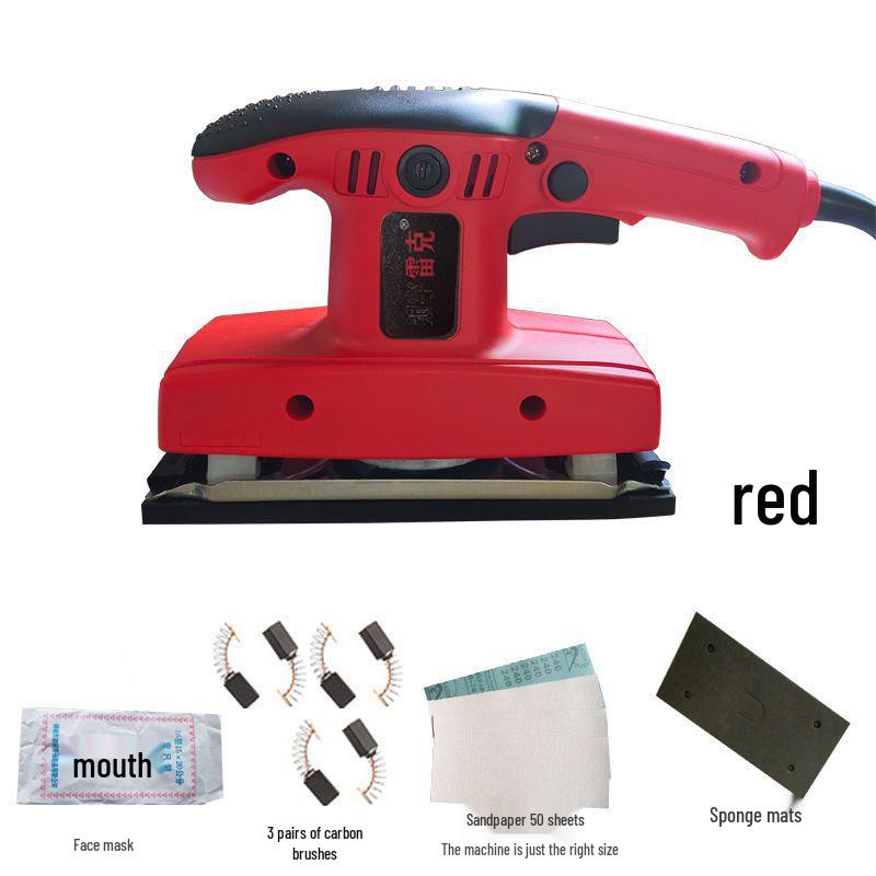 Electric Woodworking Flat Sander for Wall Putty, Rust Removal & Polishing