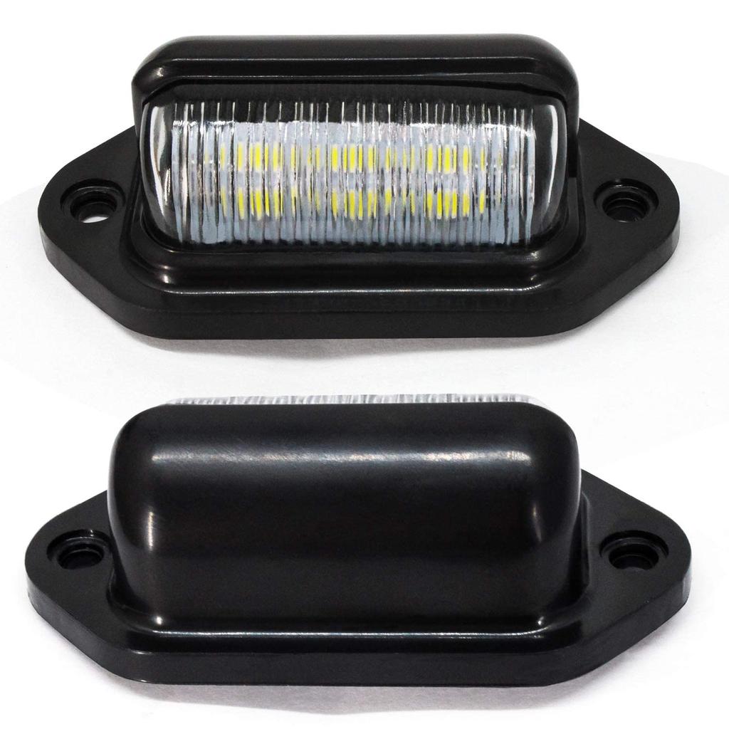 License Lamp LED License Plate Light 6 Rows SMD Chip License Plate Light Reverse