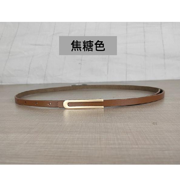 Vier Jahreszeiten Verfügbar Neuer Feiner Leder Damen Gürtel Schlicht Und Vielseitig Eleganter Ledergürtel Zu Kleid Und Rock Damenstil