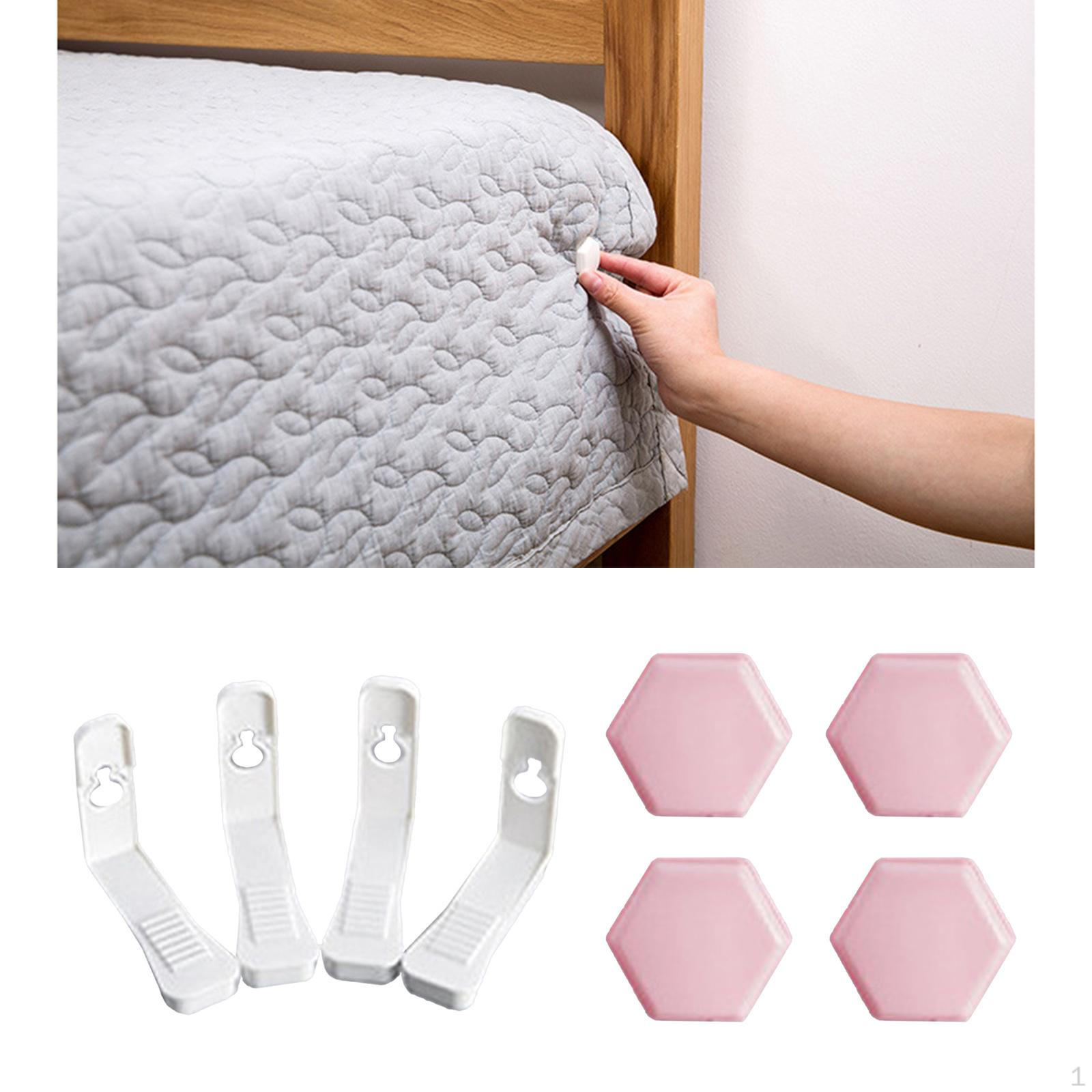 

4 шт./лот, зажимы для держателей листов, одинарный пододеяльник, фиксированная нескользящая бытовая кровать