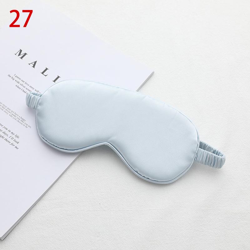 Ögonskydd för att sova Ögonmasker Mulberry Silk Satin för Kvinnor Män Sova ögonskugga Slät ögonbindel Sömnlöshet Hjälpmedel Somna Bekväm att bära