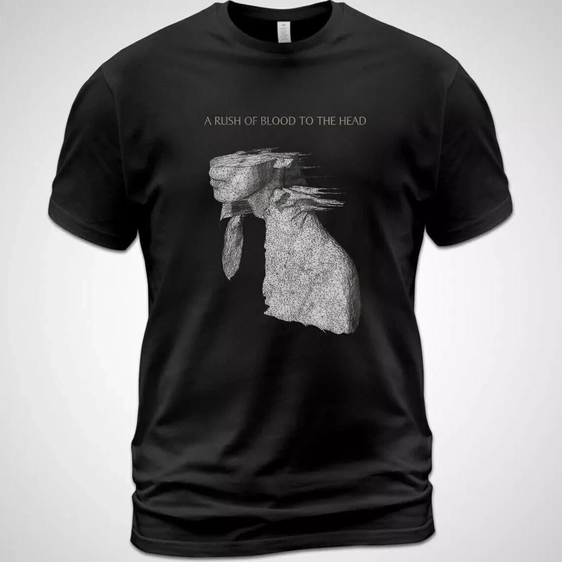 Хлопковая футболка унисекс A Rush of Blood to the Head Футболка Coldplay Джонни Баклэнд L