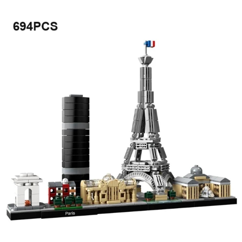 New York London Pairs Dubai City Skyline Building Blocks 21052 21044 21028 21034 21032 21027 Construction Bricks Set