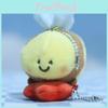 Adorable Cute Bumblebee Plush Toy Keychain Soft Stuffed Animal Key Holder