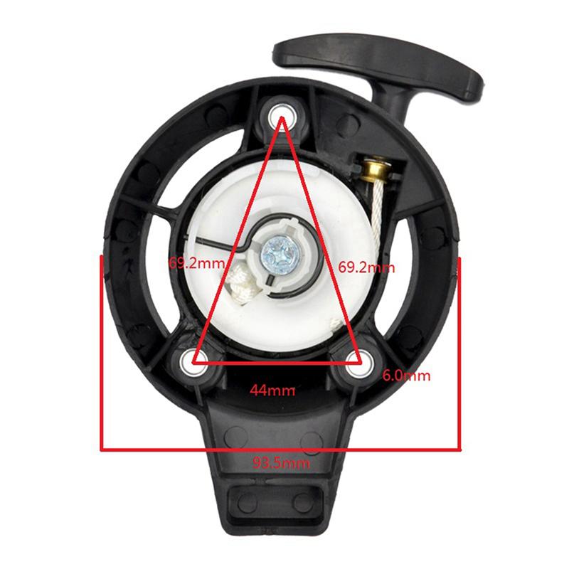 A96I-3X Recoil Pull Starter Lawn Mower For Honda GX24 GX25 GX25N GX25NT FG110 HHT25S Brush Cutter Start Replacements