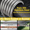 Stainless Steel Garden Hose Flexible Hose High Pressure Watering Pipe For Car Wash Irrigation Accessories Gardens Supplies