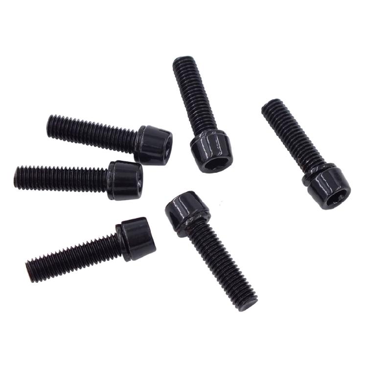 Bike Stem Bolts,Steel Tapered Bike Stem Bolts Bicycles Handlebar Bolts