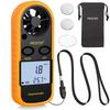 Proster Digital Anemometer with Wind Speed and Temperature Compact Data Hold Wind Force and Backlight Measurement, Size, Function, Display,
