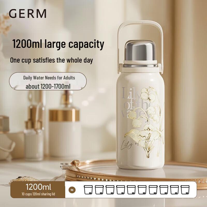 Germ Lily of the Valley Outdoor Insulated Bottle