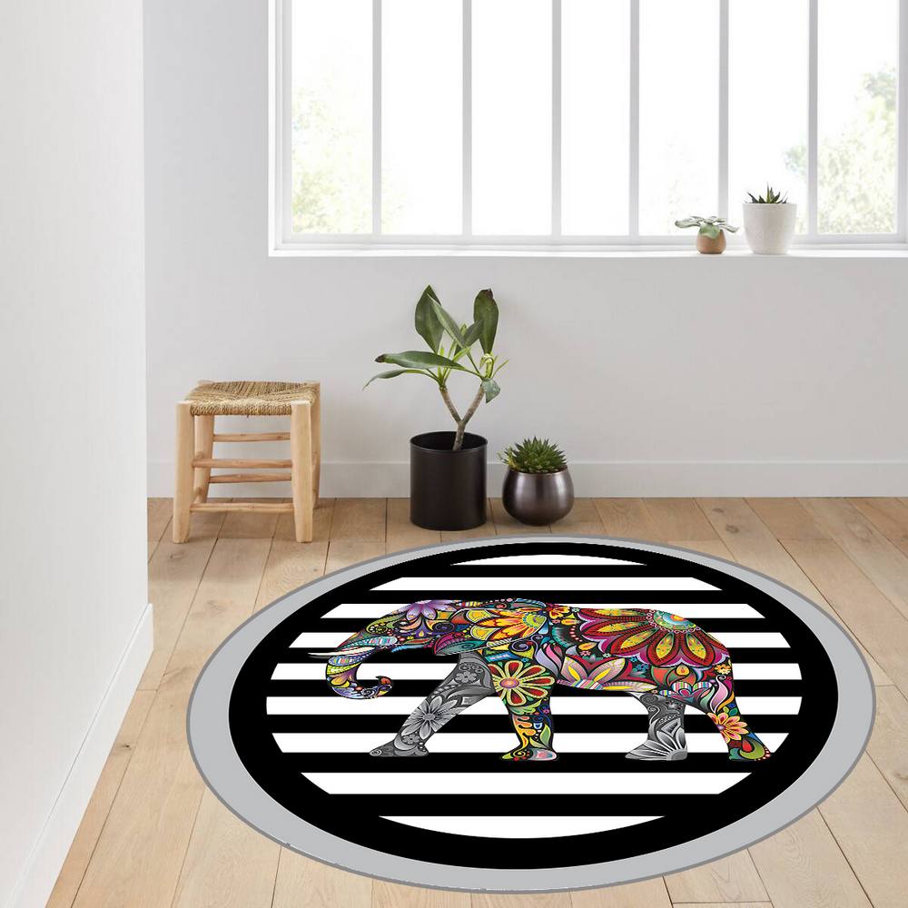 

Mosimoso Home RC1412 Ковер с принтом на подошве в горошек 100x100 cm