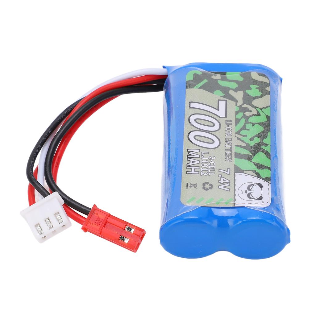 7.4V 700mAh Lipo Battery Pack with JST Plug RC Battery for AXIAL SCX24 1/24 RC Car Upgrade Parts
