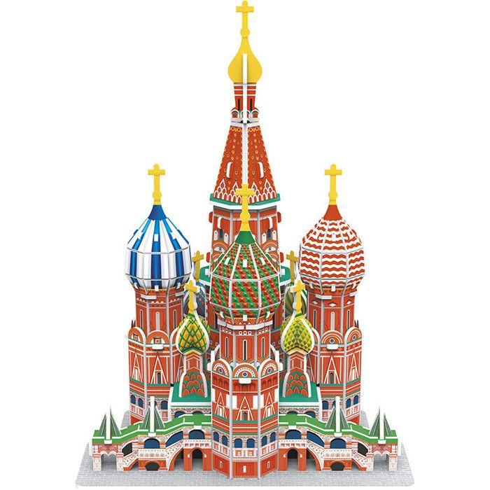 Puzzle 3D - GRAINE CREATIVE - Cathédrale Saint Basile - Architecture - 78 pièces - Multicolore