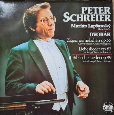 LP Record PETER SCHREIER MARIN LAPANSK  Dvork  Zigeunermelodien Liebesli C27046 Capriccio 1985 Germany Classical Used