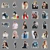 50 ITZY Graffiti Stickers - Personalized Korean Girl Group Lee Chae-ryeong Decals for Phones and Motorcycles
