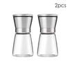 Manual Salt Pepper Grinder Pepper Grinder Salt Grinder Stainless Steel Salt and Pepper Shakers Kitchen Mills Accessories