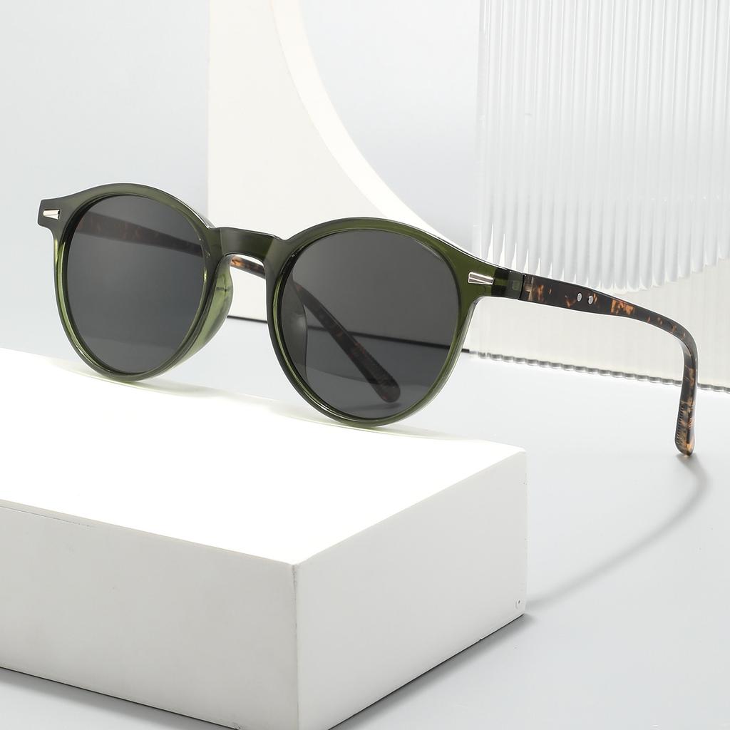 Internet celebrity small round frame sunglasses unisex UV protection sunglasses outdoor driving glasses