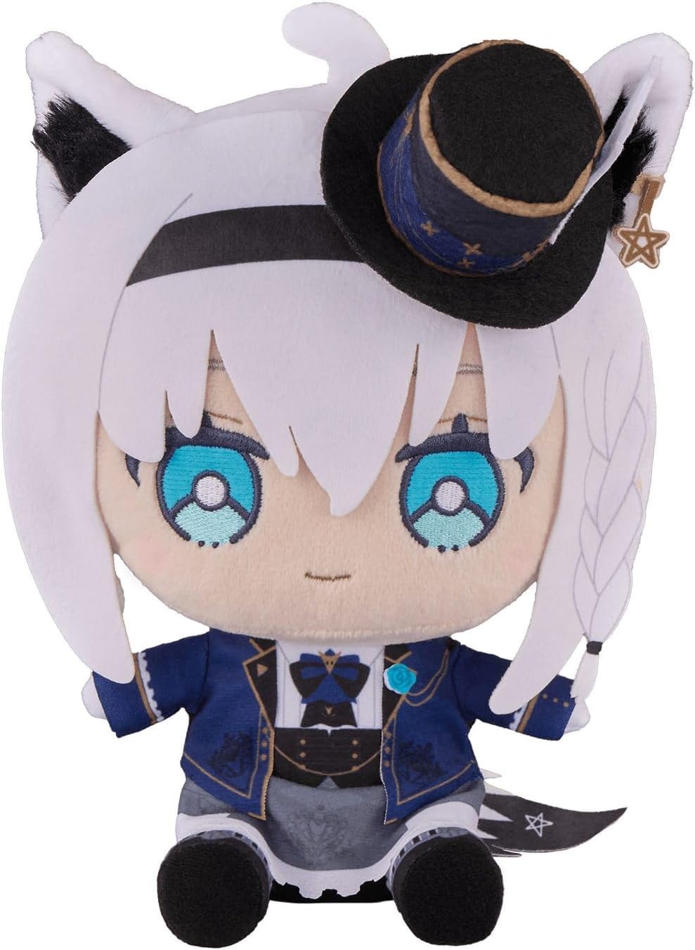 

Shirakami Fubuki Plush Toy Western-style Costume Friends with U Hololive Official Merchandise