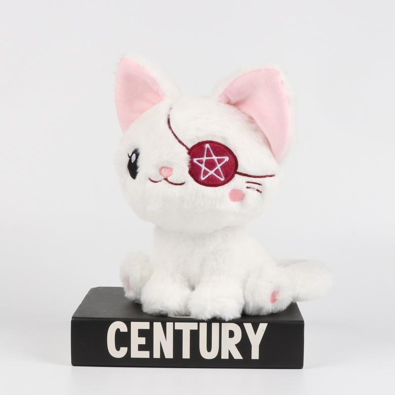 Cat Pirate Plush Toy Stuffed Animal Doll Halloween Room Decoration Children Gift