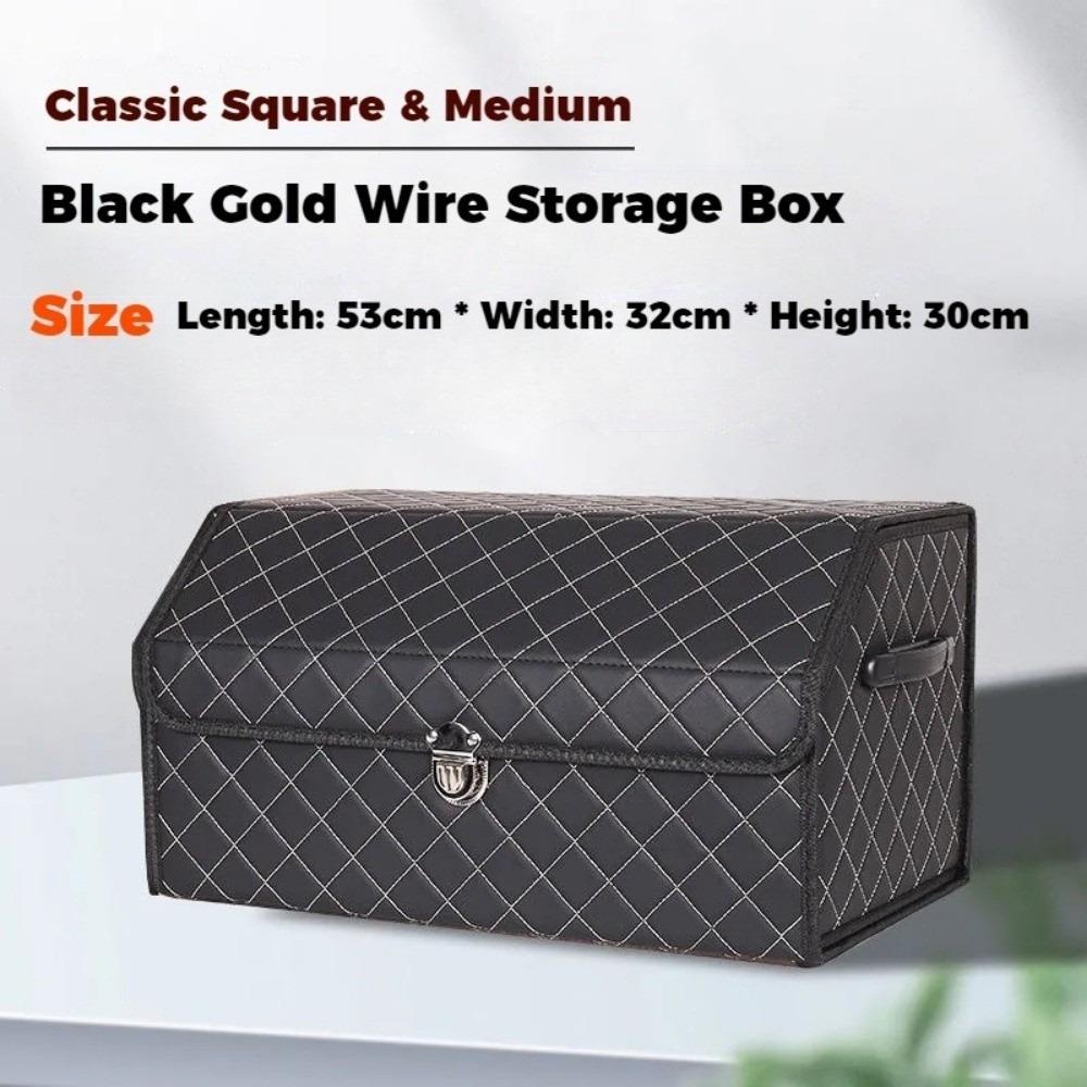 Extra Large Car Trunk Storage Box Collapsible Container Box Portable Storage Bag Auto Accessories