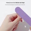5-Piece Manicure Kit: Press-on Nail Tool with Wood Grain File, Polishing Strip, Wood Stick, Horn Brush & Sponge Block