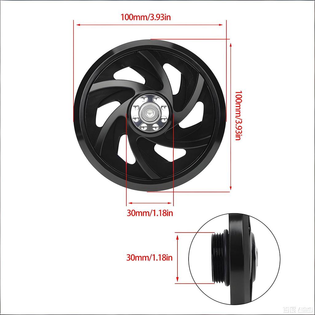Engine Cooling Fan Cover CNC Design Lightweight Motorbike Temperature Accessory for Motorcycle Cooling Upgrade