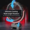 Xiaomi Universal Mini Car Fan Large Wind Three Speed Control Brushless 360° Adjustable Portable 5V Single Head Car Fan USB Interface