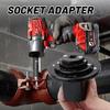 Low-Profile Impact Drive Socket Adapter Set Power Tool Parts Auto Repair Accessories 1/4 To 3/8 Inch Drive Ratchet Converter