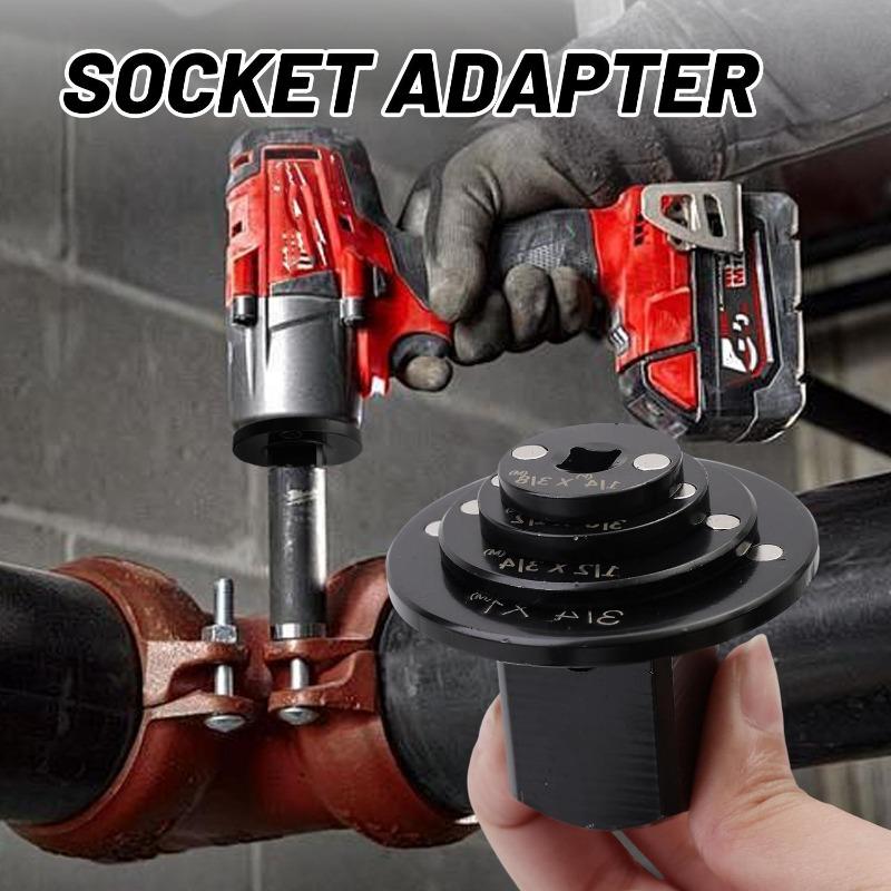 Low-Profile Impact Drive Socket Adapter Set Power Tool Parts Auto Repair Accessories 1/4 To 3/8 Inch Drive Ratchet Converter