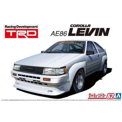 Aoshima Bunka Kyozai (AOSHIMA) 1/24 The Tuned Car Series No. 62 Toyota TRD AE86 Corolla Levin N2 Specification 1983 Plastic Model