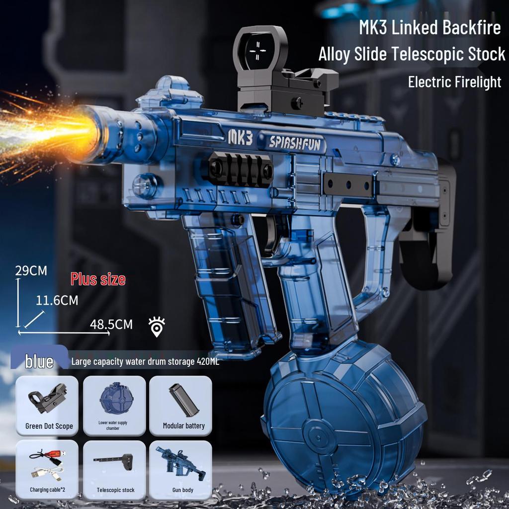 2025 Firelight MK3 High-Speed Electric Water Gun, Large Capacity