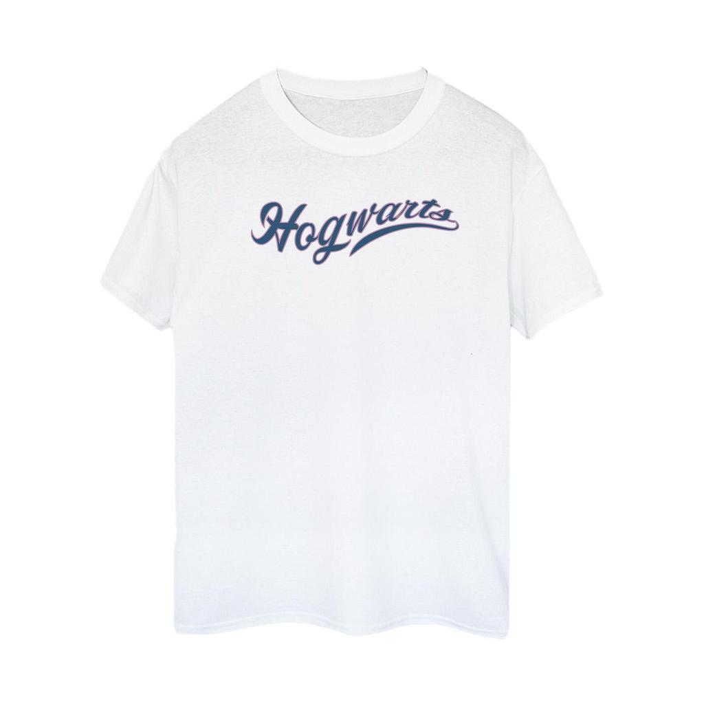 Harry Potter Womens/Ladies Hogwarts Writing Cotton Boyfriend T-Shirt