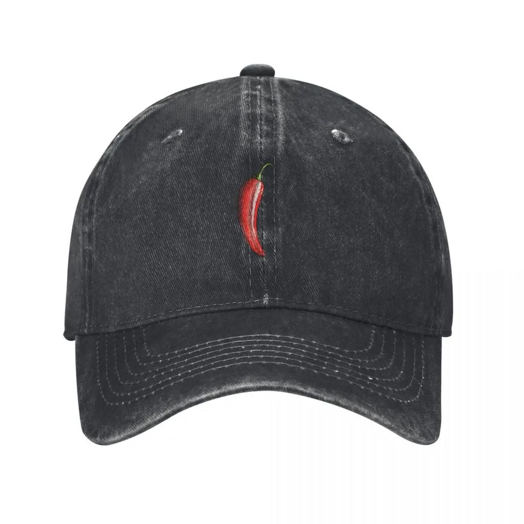 Berretto da baseball con peperoncino Cappellino da papà Cappello Cappello tattico da spiaggia Cappellino unisex di lusso Unisexs Donna