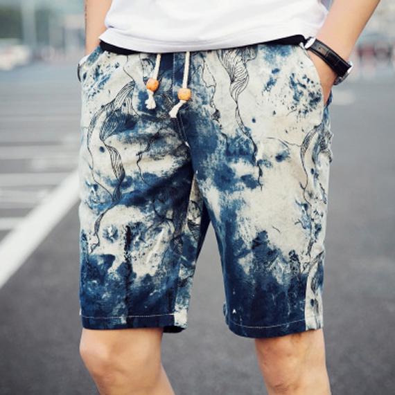 short estampado hombre