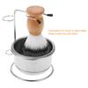 Anself 2 in 1 Men s Shaving Set Dry or Wet Shaving Cup + Shaving Holder Male Beard Shaving Soap Bowl Shaving Stand