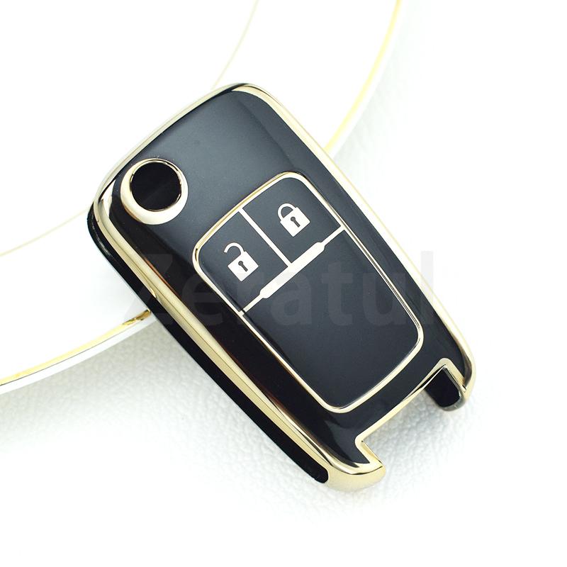 Shell Fob Tpu Car Folding Key Case Cover For Opel Vauxhall Astra Corsa Meriva Insignia For Chevrolet Cruze Aveo Trax Sail Malibu