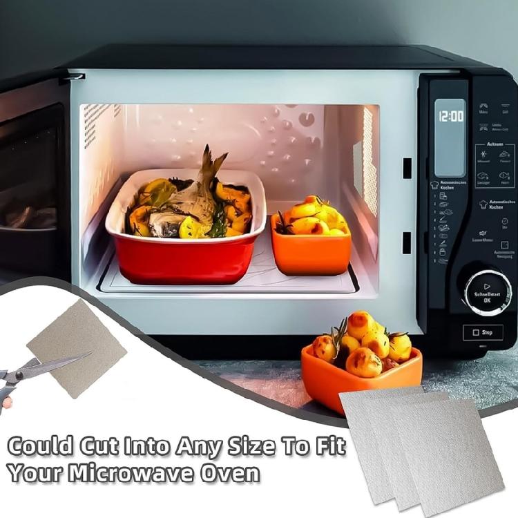 5PCS Thickening Sheets Oven Sheets Mica Plate Microwave Ovens Sheets Replacement Plates Suitable for Quick Heating