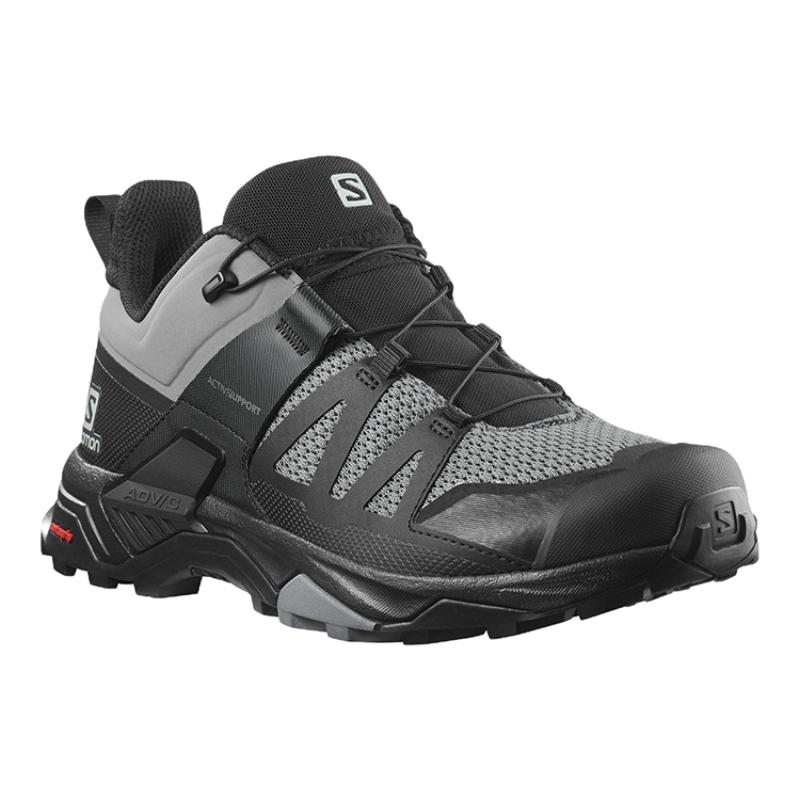 SALOMON X Ultra 4 'Quiet Shade Black' Sneakers 413856