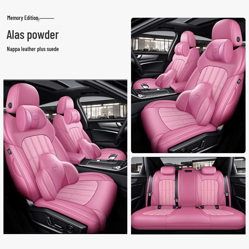 Universal Suede Car Seat Cover: Full Coverage, Ventilated, All-Season Cushion