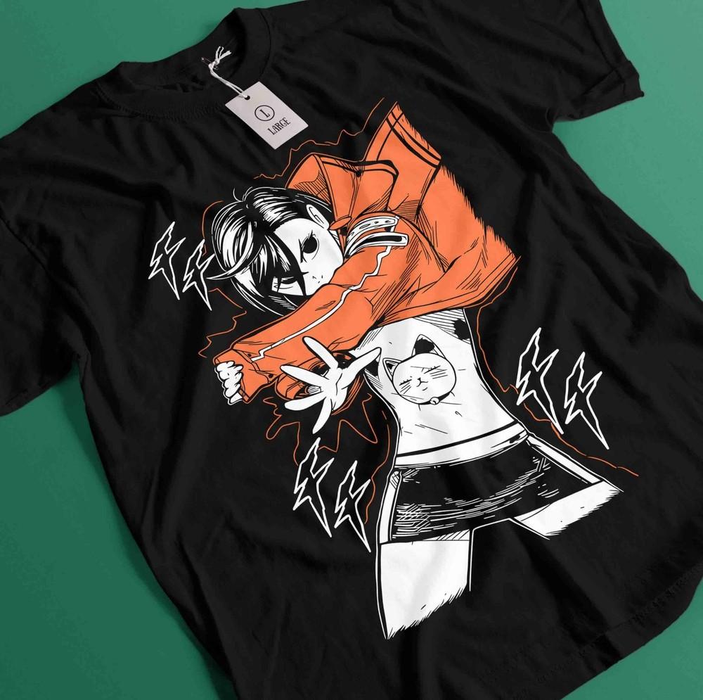 

Футболка Dan Da Dan Футболка Окарун Футболка Момо Аясэ Футболка Кен Футболка Турбо Джин Айра Сэйко L