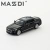 Alloy Cadillac CT6-Black and silver car model, sliding, detail reproduction, children's toys, adult collectible miniature model