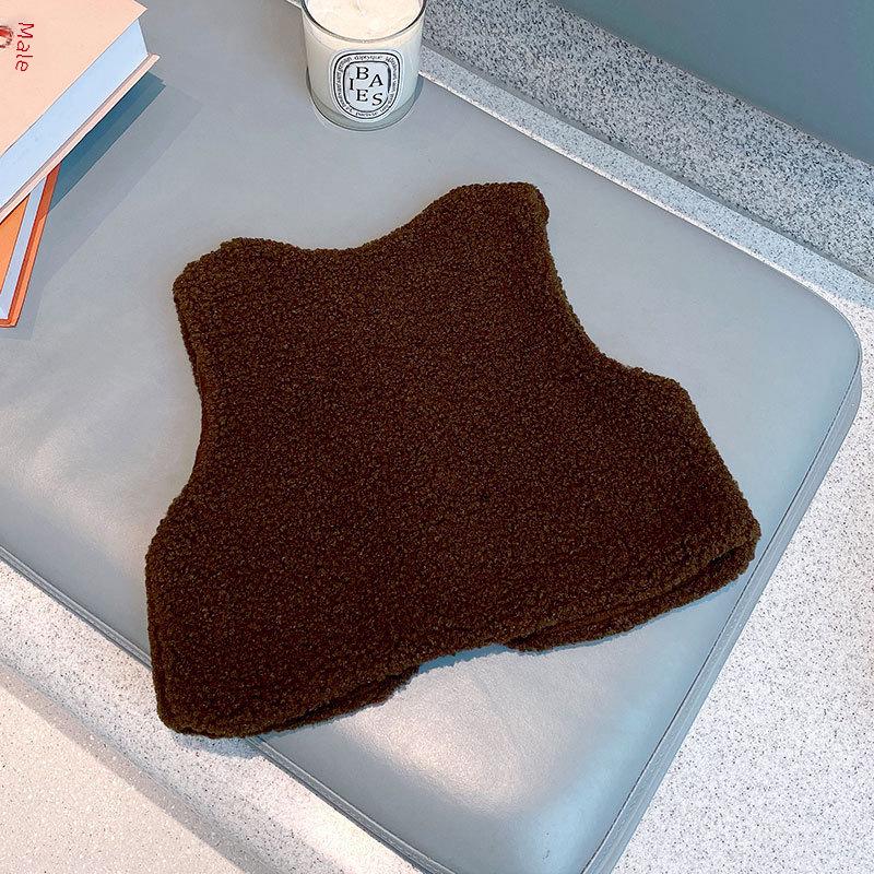 Vesta de iarnă pentru copii din piele de miel 2023: Veston gros călduros în stil coreean pentru băieți și fete