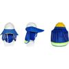 Hardhat Sun Shade Mesh Sunshade with High Visibility Reflective Strip Breathable UVProtection Neck Shield for Hard Hats