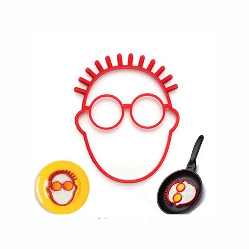 Unique Silicone Eye Glasses Man Egg Fryer Baking Tool