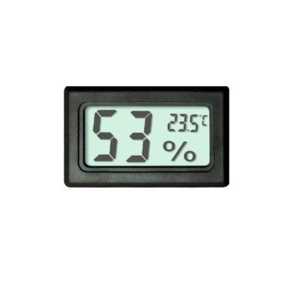 2-in-1 digital LCD terrarium thermometer + hygrometer