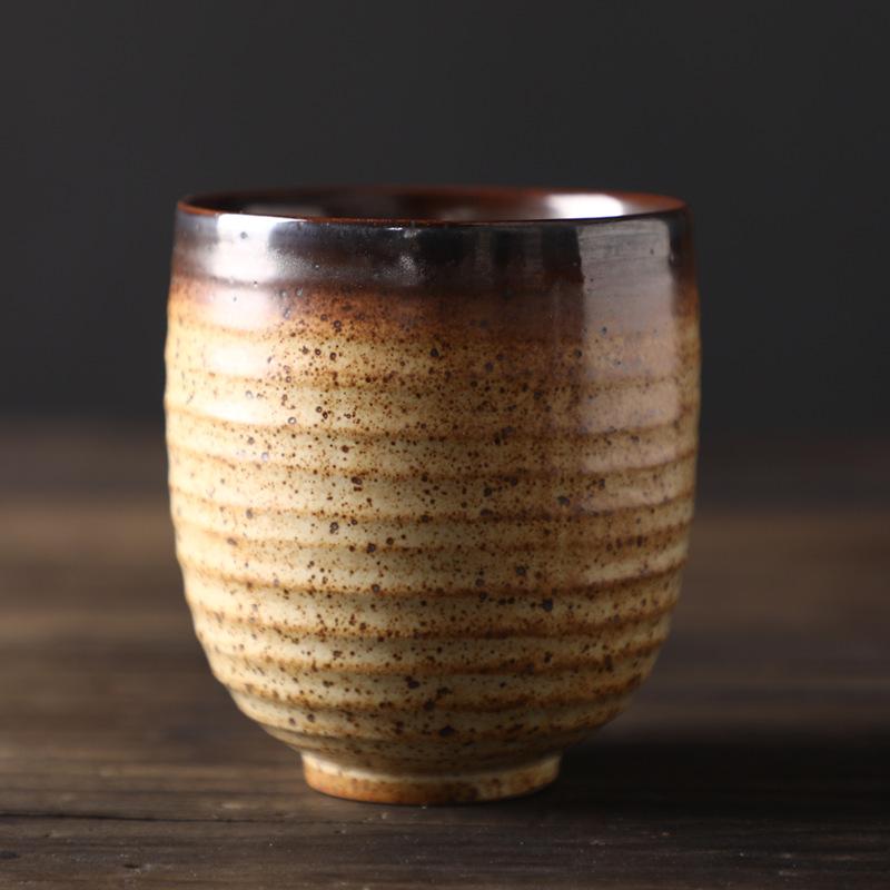 Ceramic Master Cup Creative Teacup Cup Single Cup Tea Bowl Retro Kiln Change Teacup Coarse Pottery Tea Cup