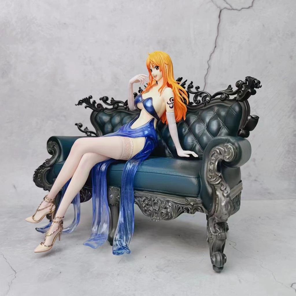One Piece Figure Boa Hancock Nami Nico Robin Suit Thugs Design Animation POLYVINYL CHLORIDE Action Figure Plaything Statue Adult Collector Miniature